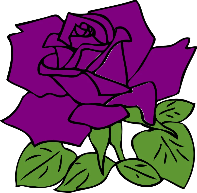 Rose Flower wallpaper Purple Stickdatei – Blumen