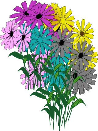 Flowers Flower background Bouquet Stickdatei