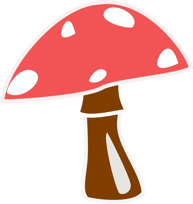 Mushroom Nature Toadstool Stickdatei – Natur
