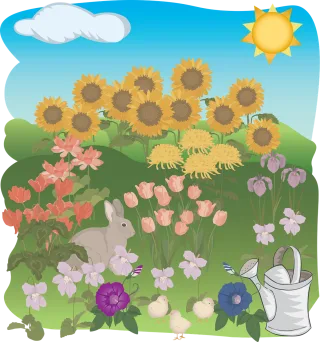 Flower Flora Summer Stickdatei