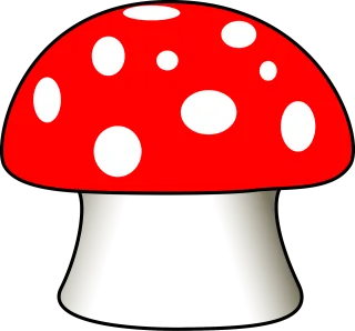 Mushroom Toadstool Fungus Stickdatei
