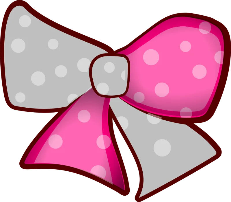 Bow Ribbon Polka dots Stickdatei – Weihnachten