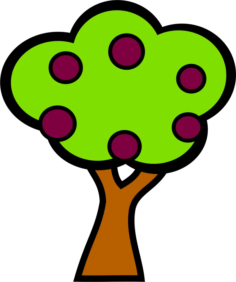 Tree Fruit Design Stickdatei – Essen & Trinken