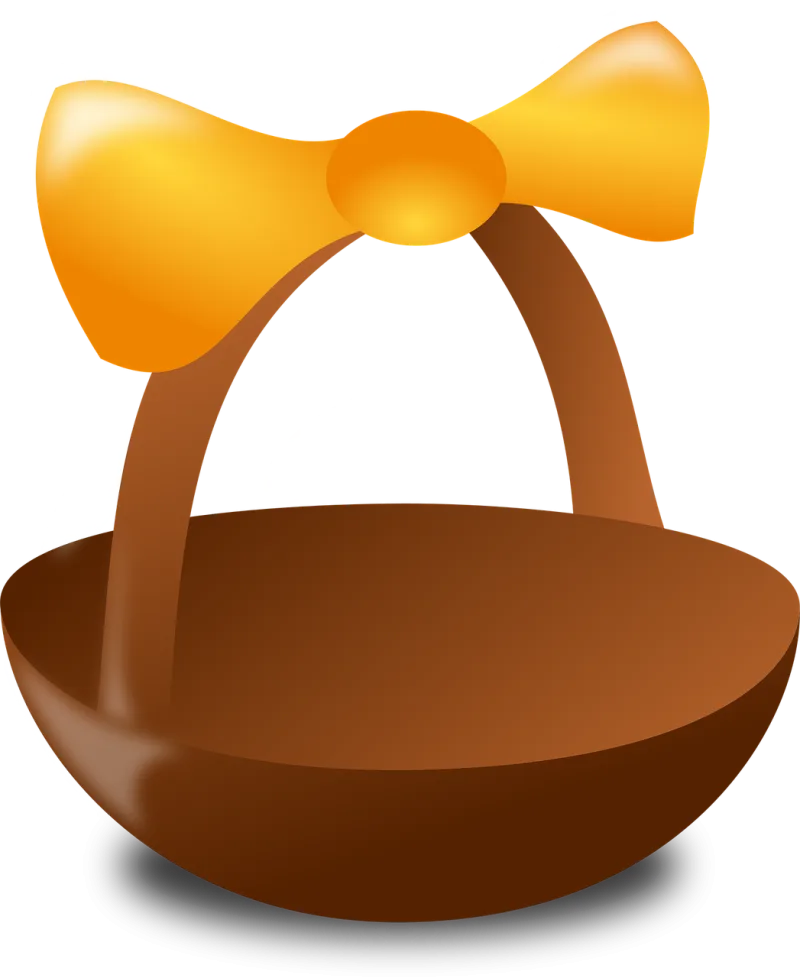 Basket Bow Gift Stickdatei – Weihnachten