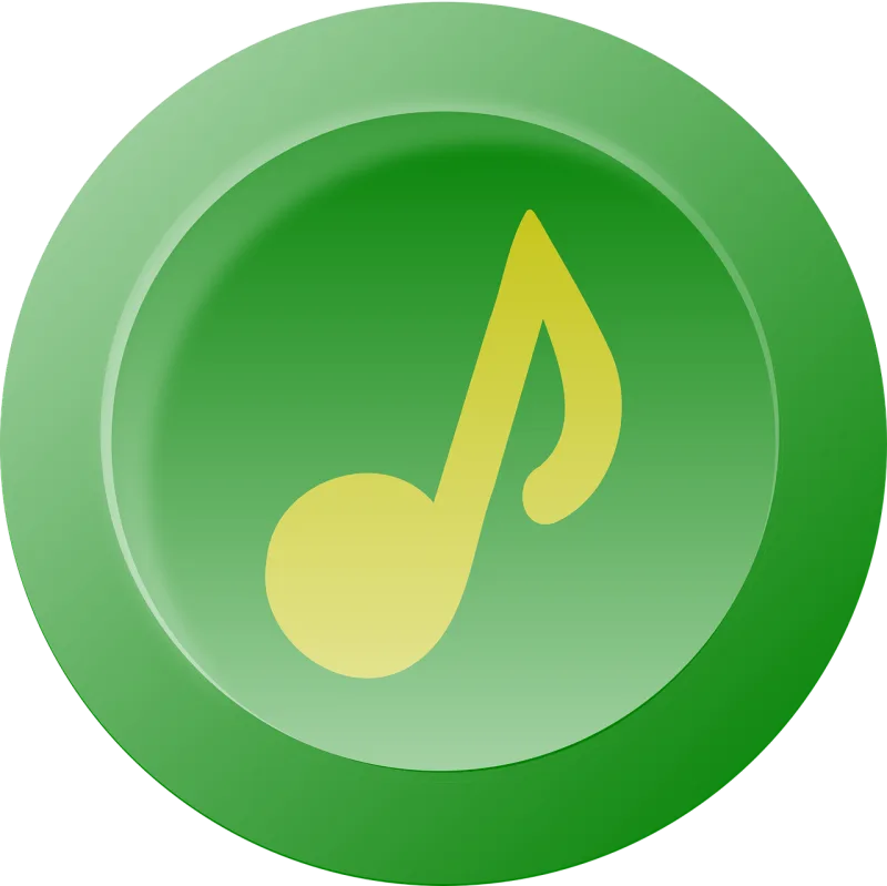 Note Musical Button Stickdatei – Musik
