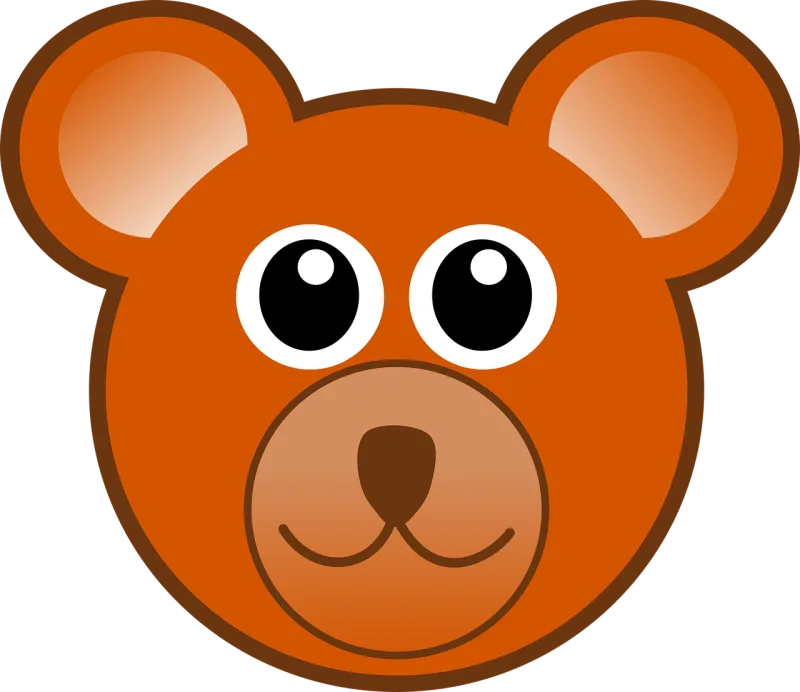 Teddy bear Head Bear Stickdatei – Kinder