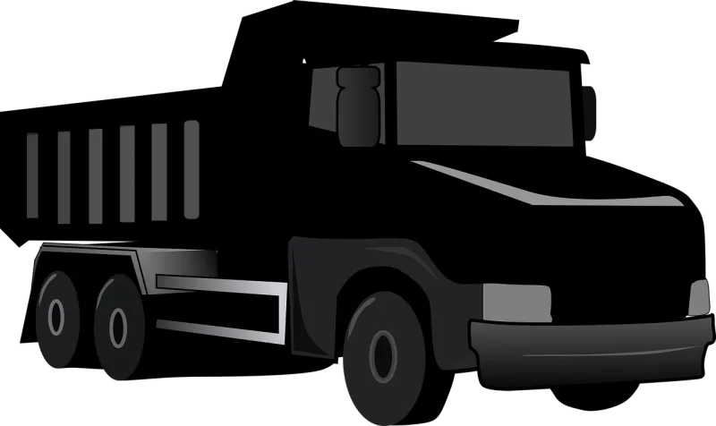 Truck Construction Transportation Stickdatei – Fahrzeuge