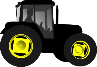 Tractor Agriculture Farmer Stickdatei
