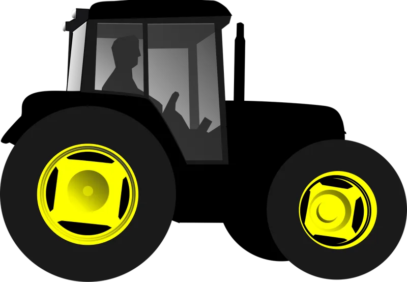 Tractor Agriculture Farmer Stickdatei – Fahrzeuge