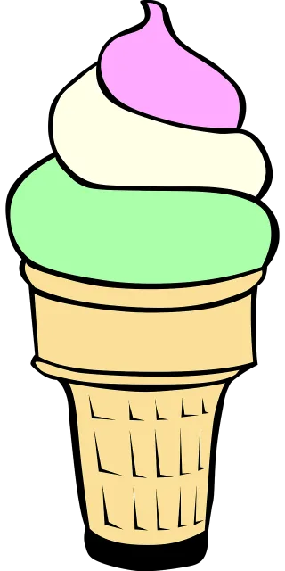 Ice Cream Cone Stickdatei