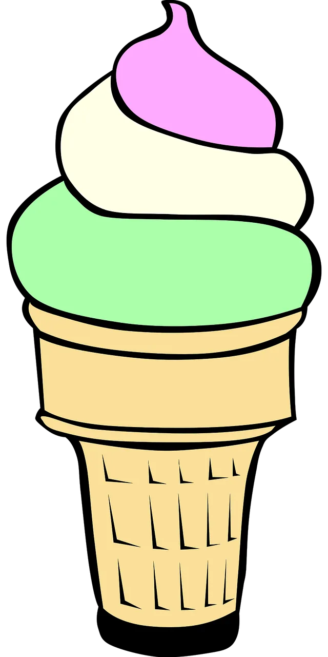 Ice Cream Cone Stickdatei – Kinder