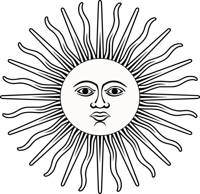 Sun Nature Rays Stickdatei – Natur