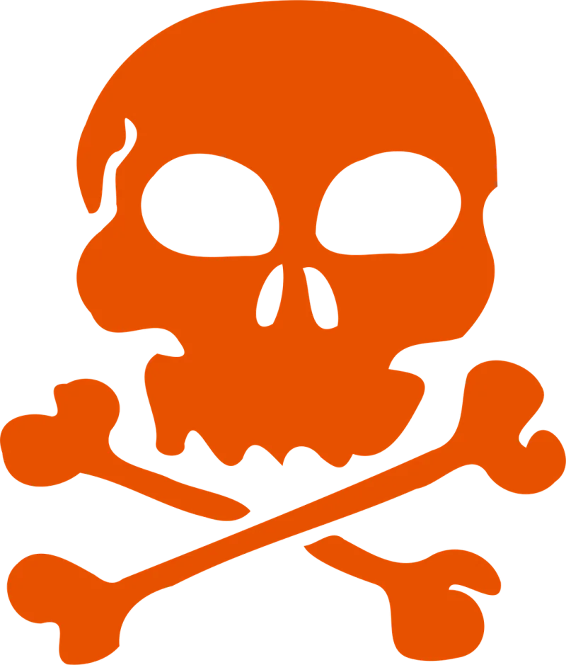Skull Bones Pirate Stickdatei – Kinder