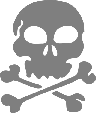 Skull Bones Pirate Stickdatei