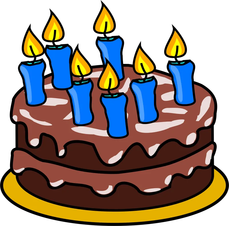 Birthday cake Candles Food Stickdatei – Essen & Trinken