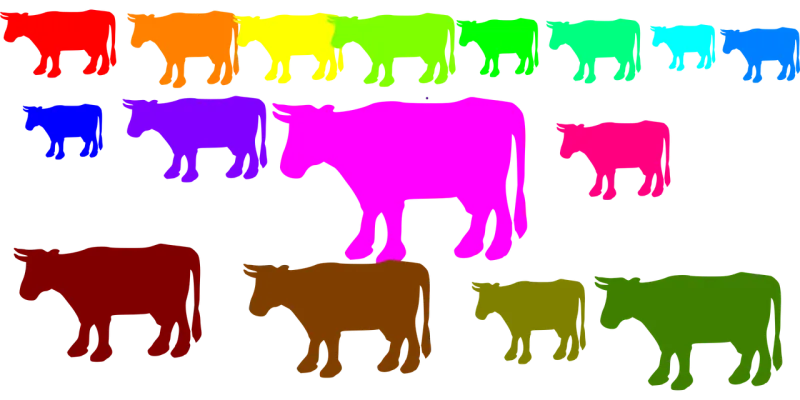 Cows Nature Herd Stickdatei – Kinder