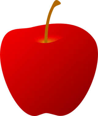 Apple Red School Stickdatei – Essen & Trinken
