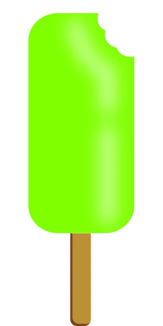 Popsicle Green Nature Stickdatei – Essen & Trinken