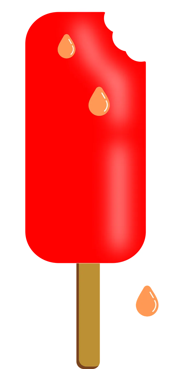Popsicle Red Stick Stickdatei – Essen & Trinken