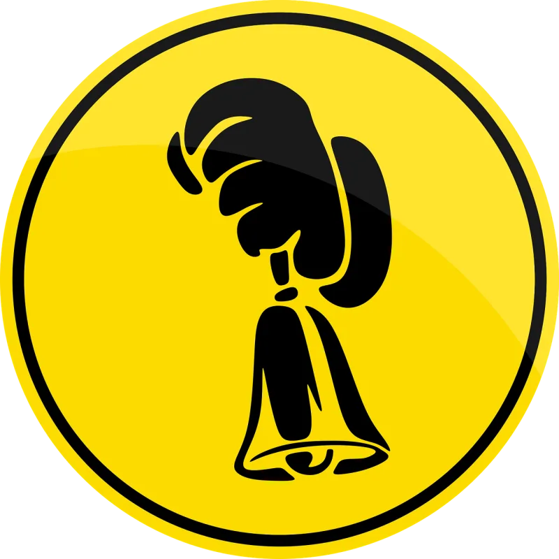 Bell Hand Icon Stickdatei – Weihnachten