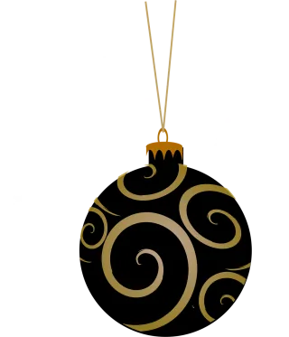 Bauble Black Tree Stickdatei