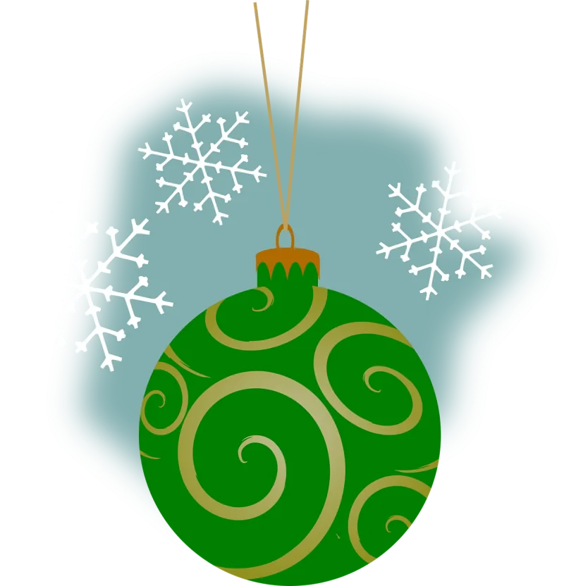Bauble Green Blue Stickdatei – Weihnachten
