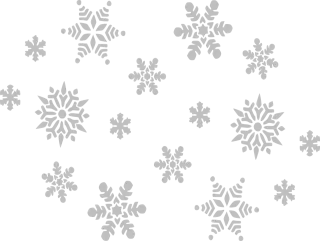 Snowflake Gray Fall Stickdatei