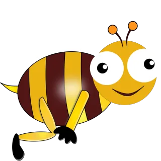Eyes Bee Bug Stickdatei – Tiere