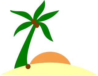Sand Beach Island Stickdatei
