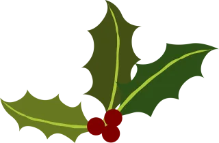 Green Nature Holly Stickdatei