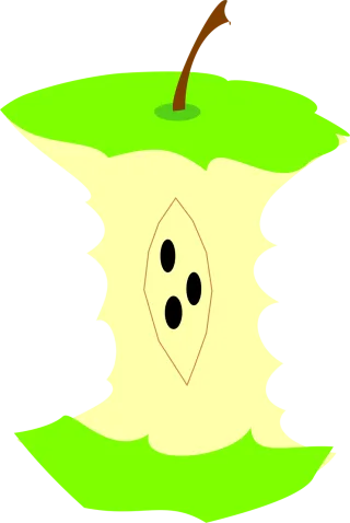 Green Apple Fall Stickdatei – Essen & Trinken