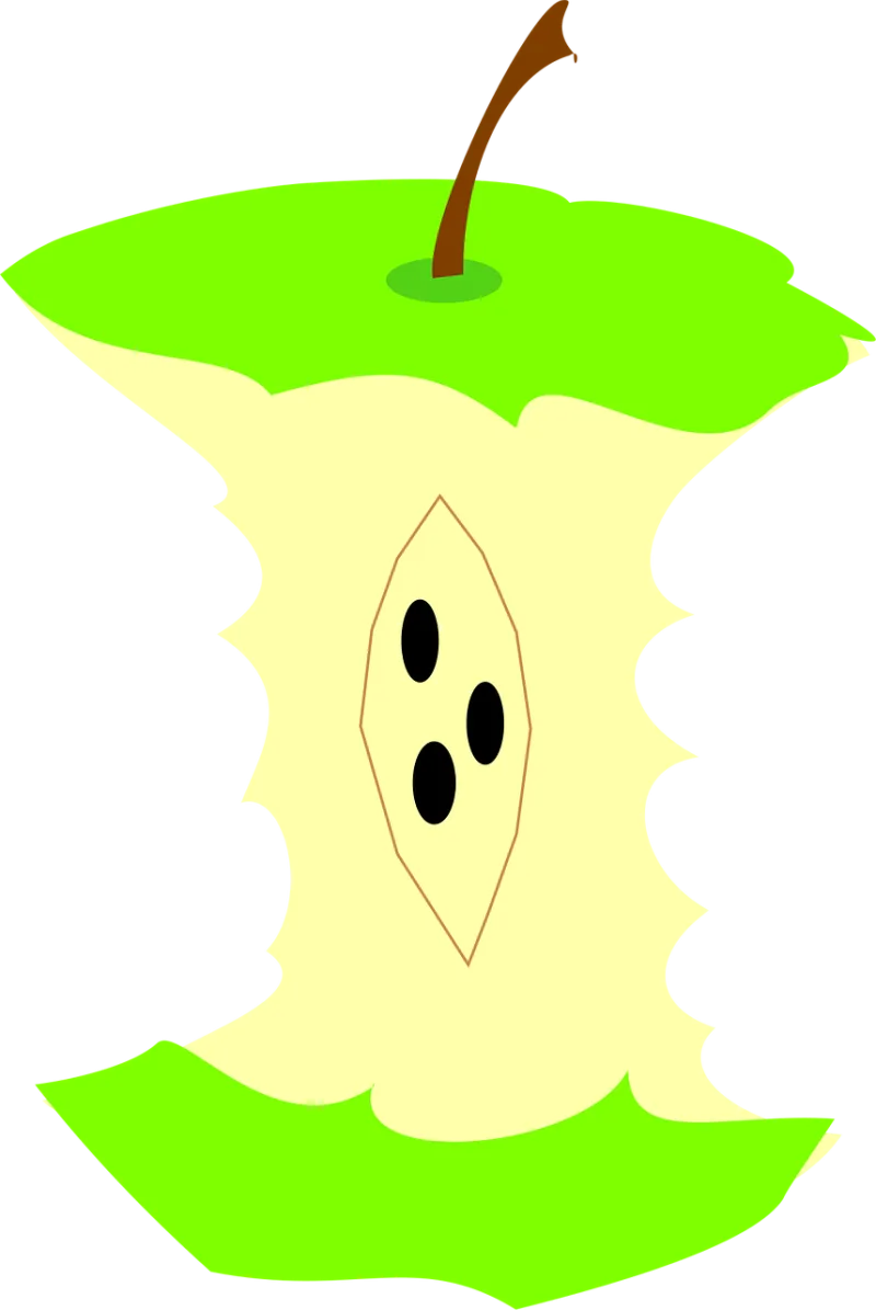 Green Apple Fall Stickdatei – Essen & Trinken