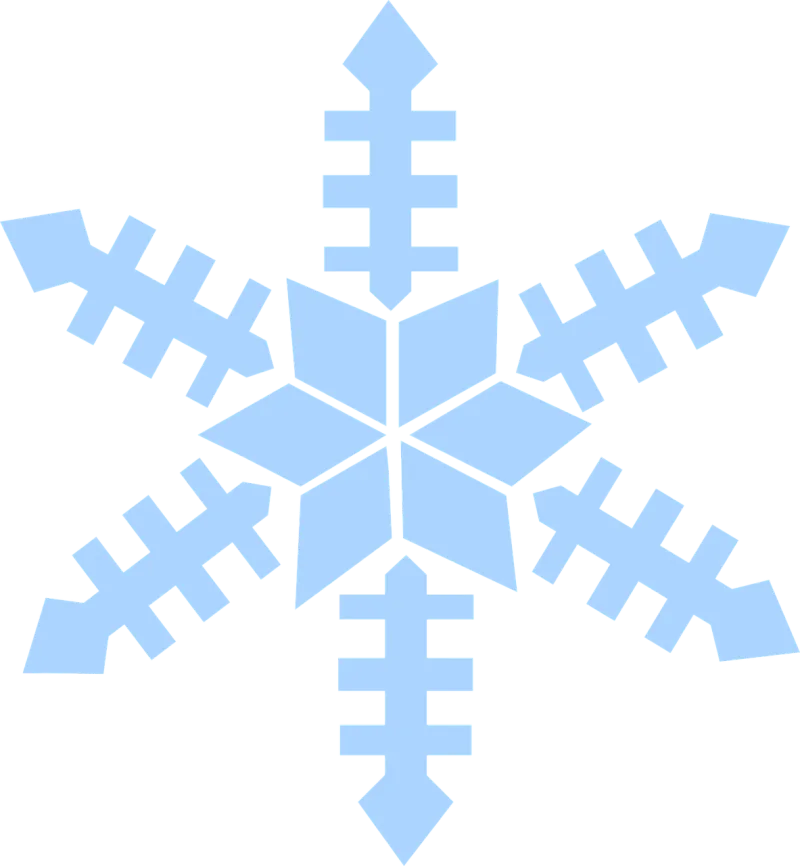 Snowflake Nature Blue Stickdatei – Weihnachten