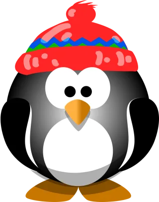 Penguin Bird Hat Stickdatei