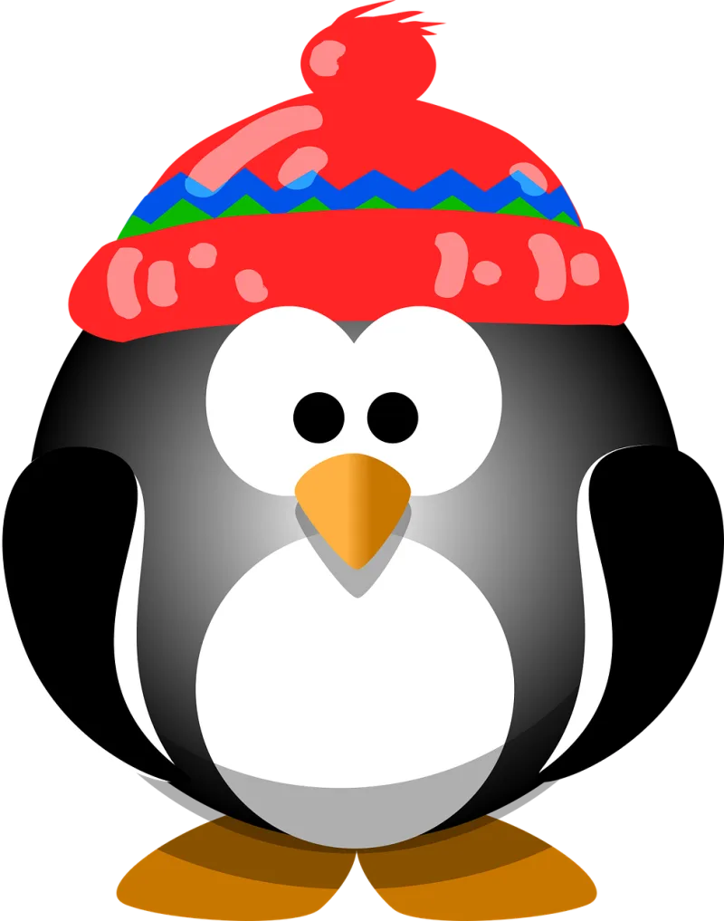 Penguin Bird Hat Stickdatei – Tiere
