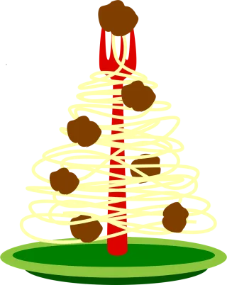 Food Plate Spaghetti Stickdatei