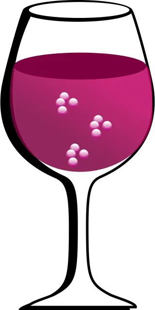 Glass Red Wine Stickdatei