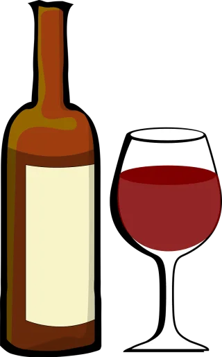 Glass Red Wine Stickdatei