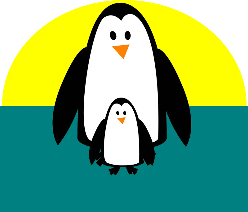 Penguin Adult Cute Stickdatei – Tiere