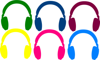 Music Musical Headphones Stickdatei