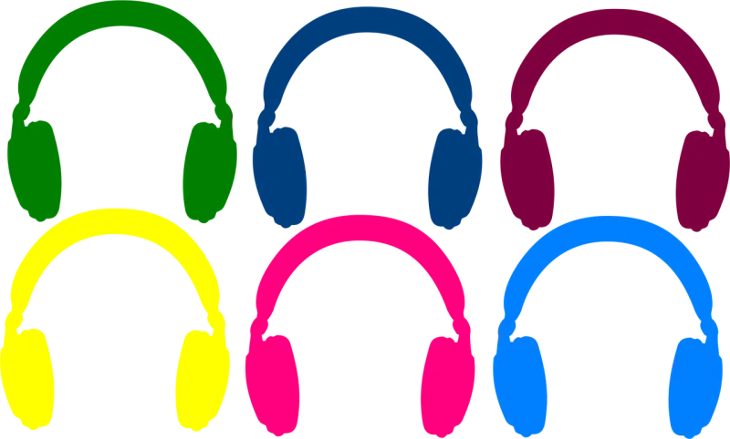 Music Musical Headphones Stickdatei – Musik