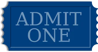 Ticket Admit Stub Stickdatei