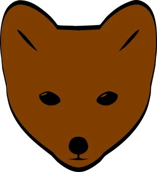 Brown Face Fox Stickdatei