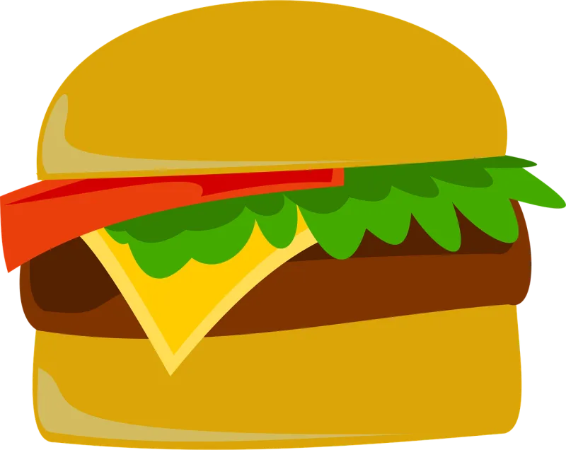 Burger Cheeseburger Cheese Stickdatei – Essen & Trinken