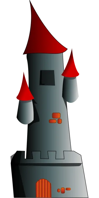 Tower Fortress Castle Stickdatei