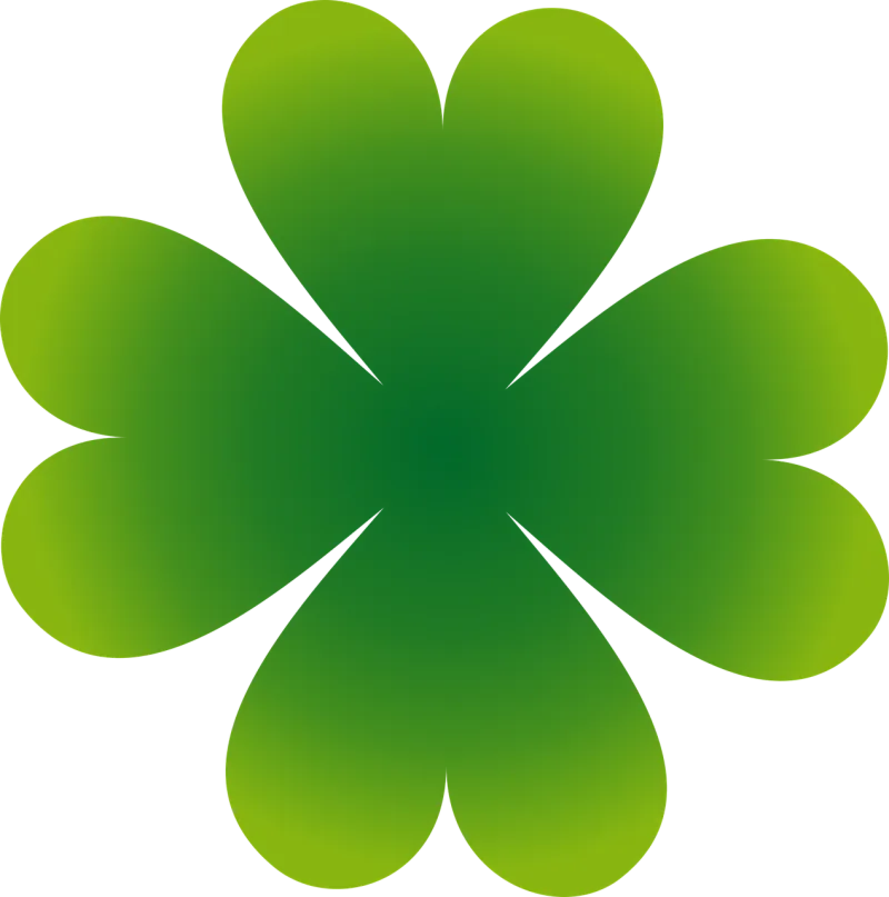 Cloverleaf Lucky Green Stickdatei – Natur