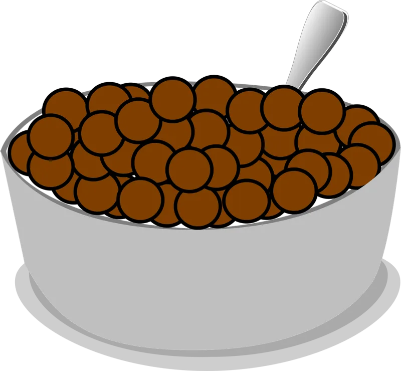 Cereal Bowl Spoon Stickdatei – Essen & Trinken