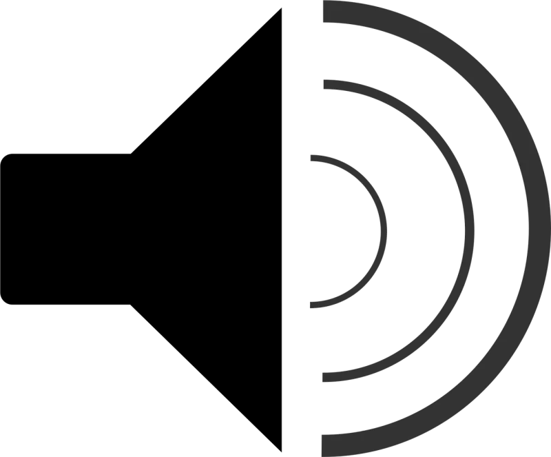 Speaker Symbol Black Stickdatei – Natur