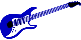 Guitar Electric Black Stickdatei – Musik