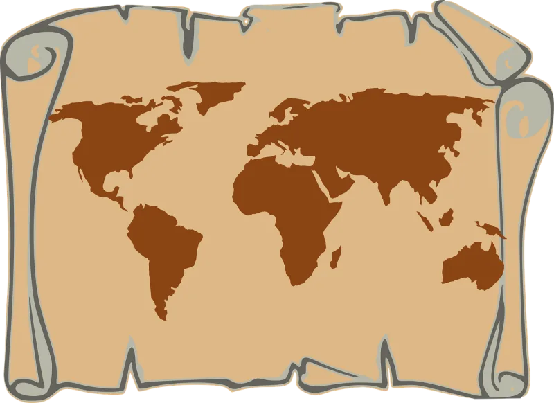 Map World map World Stickdatei – Kinder